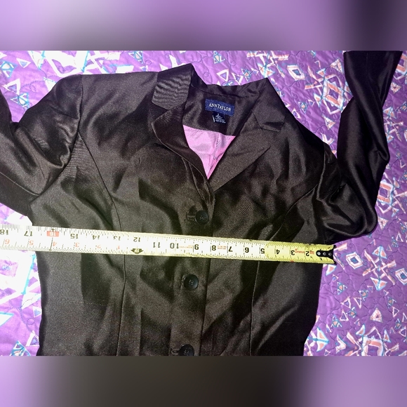 Ann Taylor 3Pc Pants/Long Jacket & Crop Bustier set. - Picture 5 of 16